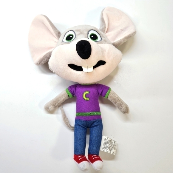 Chuck E Cheese Pizza Mouse Mascot Plush Stuffed Animal Toy 12" - Picture 1 of 4